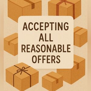 Accepting reasonable offers.